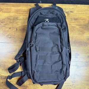 Rothco‎ Tactical MOLLE Black Polyester Hydration Pack Backpack Mens Womens OS